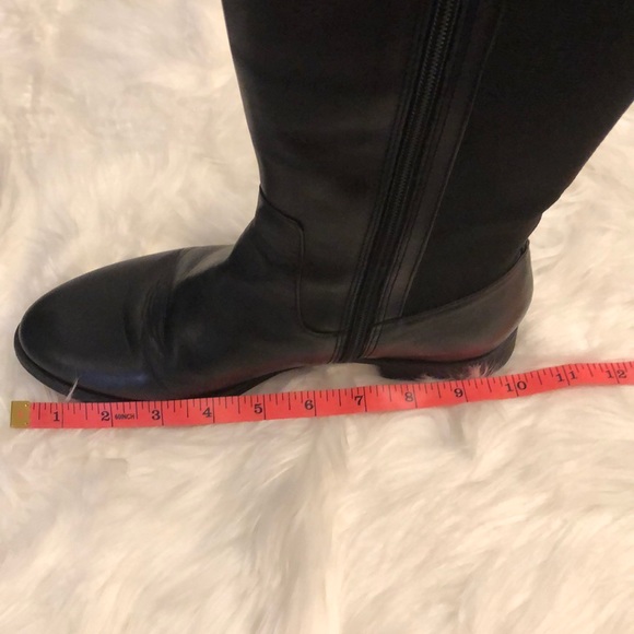 Kenneth Cole Reaction Leather Riding Boots - Black - Picture 11 of 16